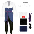 Anime Uchiha Sasuke Cosplay Costume Naruto Shippuden Kimono Top Pants Belt Full Suits Halloween Comic Role-playing Costumes. 