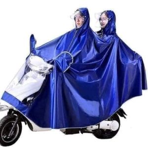 Áo mưa phản quang vải dù 1 đầu và 2 đầu siêu bền - áo mưa đỏ - áo mưa xanh