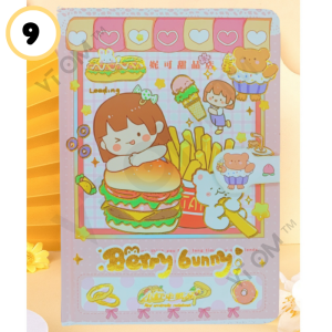 VTOM 32K Paper Size (13cm x 18.5cm) Hardcover Notebook Korean Style Color Page Planner Book Journal Cute Diary Buku Nota Comel