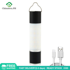 [Fast Delivery] Multifunctional Flashlight Camping USB Rechargeable Hanging Tent Lamp LED Torch Aluminum Alloy Outdoor Night Light Portable Lanterns Zoom Flashlight Emergency Lighting Flashlight Outdoor Lighthouse Camping Light