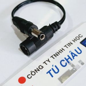 Cáp chuyển nguồn DC / Đầu cắm 5.5mm X 2.1mm ra đầu 5.5mm x 2.5mm (Giá bán 1 sợi)