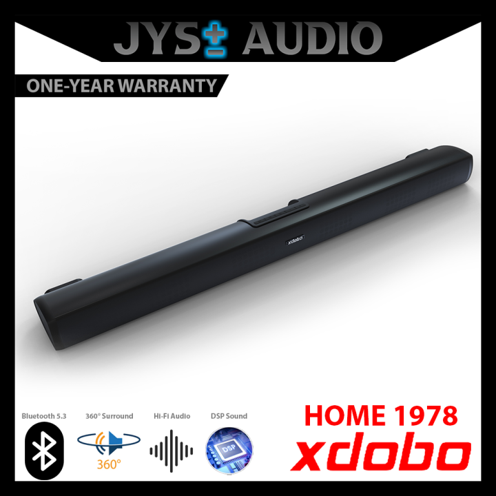XDOBO Home 1978 Soundbar Bluetooth Speaker Hi-Fi Audio 9D Surround Sound  Bar Home Theater w/ Optical Lazada PH