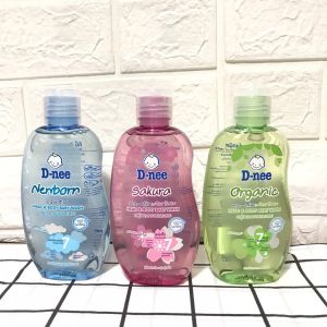 Sữa tắm gội cho trẻ sơ sinh an toàn không kích ứng da hương thơm dịu mát_ Dnee 200 ml ( Thái Lan )