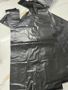 combo 5kg túi hai quai đen đựng rác túi to kích thước 35x65