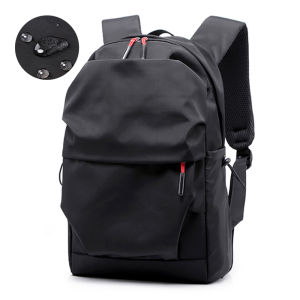 Multifunction Waterproof Backpack Men Luxury Student School Bags Notebook Backpacks Casual Pleated 15.6 Inch Laptop Bag For Men2026