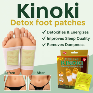 Gold Foil Dehumidifying and Detoxifying Foot Patch with Ginger Salt and Mugwort金箔祛湿排毒通络足贴