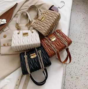 Tas Selempang Wanita Terbaru 2023 Tas Bahu Untuk Perempuan Tas Kulit Wanita Pola Rantai Tas Perjalanan Wanita Terbaru