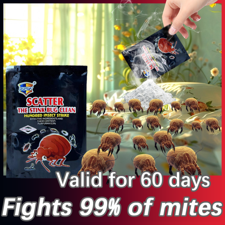 Kill 99% of bed bugs bed bug killer powder 15pcs bed bug killer | Lazada PH