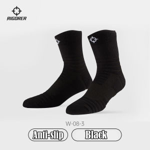 RIGORER Socks For Men Basketball Non-slip High Cut Breathable Original Socks For Basketball Mens Sports Socks Towel Bottom Antibacterial Elite Socks