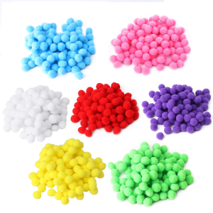 100Pcs Multi Purpose Pom Poms Round Balls Craft Making Tools DIY Decorations New