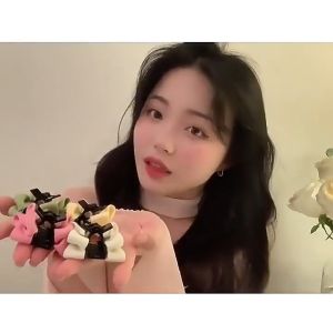 Candy Ribbon Hair Clip Bow Hair Pin Hair Claw Hair Accessories Cute Klip Rambut Comel Aksesori Wanita
