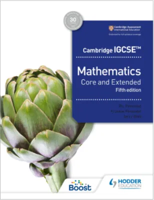 CAMBRIDGE IGCSE CORE AND EXTENDED MATHEMATICS FIFTH EDITION - 9781398373914 - HODDER - SPEEDBOOKS.MY