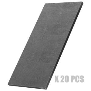 20Pcs Welding Practice Kit Alloy Steel Smooth Edged Welding Coupons For MIG TIG Gas Brazing Training