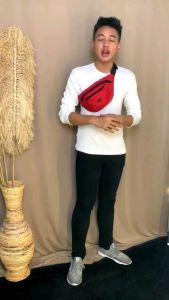 Westway Tas selempang pria/waist bag pria polyester/tas slempang pria wanita terbaru/tas pinggang distro/tas slempang premium