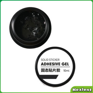 Nexlent Non Stick Hand Solid Extension Nail Gel Polish For Fake Nails Extend Clear 10ml