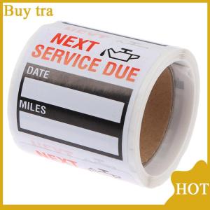 [Buytra] 100pcs roll Oil Change Service Reminder Stickers Window Sticker Car Sticker