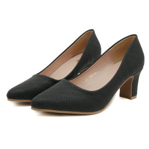 2inch Heels Casual Office Chunky Style Pointed Toe Womens Heels GAC288