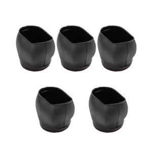 5Pcs/Set Pulley Chair Legs Cover Computer Chair Rollers Fixer Office Universal Wheel Protector Cover Anti-slip Anti-scratch Foot Pad