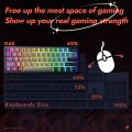 DrunkDeer G60 Magnetic Switch Gaming Keyboard with Rapid Trigger,Adjustable Actuation Distance Keyboard TKL RGB Wired USB Compact 60% Size Compact 61 Keys.. 