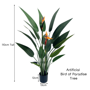 【SG Evergreen】Artificial Plant Artificial Skybird Artificial Bird Of Paradise Tree Fake Plants in Pot Faux Plants for Home Office Decor Fake Tree Indoor Outdoor Plants