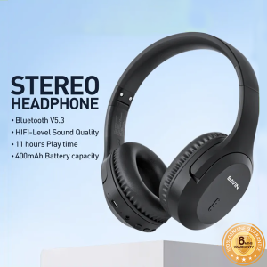BAVIN BH50 Wireless Bluetooth 5.3V Stereo Headphones Audio Sounds Built-In Microphone W/ Long lasting Battery Headset
