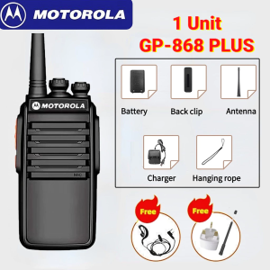 VOOM Motorola Walkie Talkie 50W 26800mAH Type-C USB Charging 10KM Long Range Two-Way Radio Hotel Site Outdoor  Walkie Talkie GP868