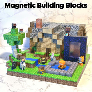 Magnetic Blocks Kids Building Toys STEM Educational Set DIY Construction Sensory Toy for Children Age 3+