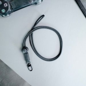 Lanyard Tali Paracord Name Tag ID Card Holder Plus O Ring Rubber Pengait Besi Anti Karat Premium