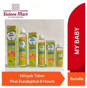 SG Bundle 1/3/6 Minyak Telon Oil My Baby Plus Eucalyptus 8 Hours mybaby minyaktelon (SG)