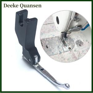 Deeke P369 hạt sequin đặc biệt Presser chân may Presser chân váy cưới hạt vải Máy may phụ kiện