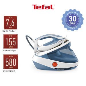 Tefal Pro Express Ultimate II Steam Generator GV9710 - 2800W up to 7.6 bar pressure 580g/min steam boost No burn - safe for all fabrics Made in France