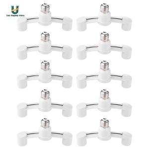 Bulk 10Pcs E27 Light Bulb Splitter Adapter for Warehouse Basement Lighting Multiple Bulb Connection Compatible with E27[Ueb Flagship Store]