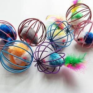 HATELI Interactive Cat Toy Ball Super Drive Cat Rolling Balls Motion Activated Sensor Pet Kitten Teaser Game Toys