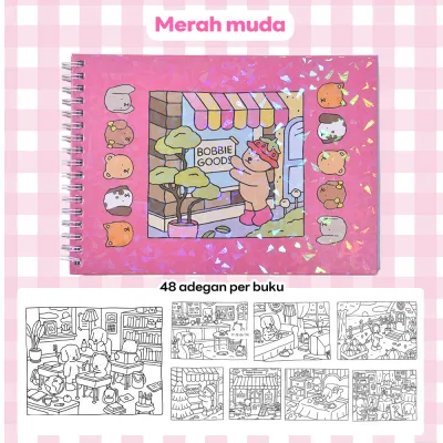 PAYOE Coloring Book Anak Buku Mewarnai 3-9 Tahun Buku Lukisan Anak Relaksasi