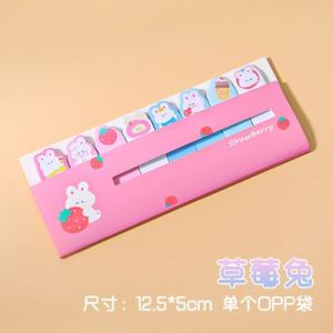 {Ready Stock} 120 Sheets Kawaii Sticky Notes Creative Cute Animal Memo Pad Bookmarks Stationery School Supplies