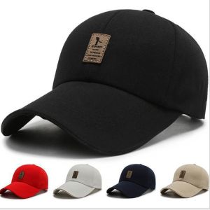 RGFV Thủy Triều Đơn giản Phụ nữ Snapback PU Leather Logo Nón trời Hop Hip Hàn Quốc Phong Cách Mũ Bông Người đàn ông Bóng Chày Mũ Phụ nữ Bóng Chày Mũ Bóng Chày Mũ Thư