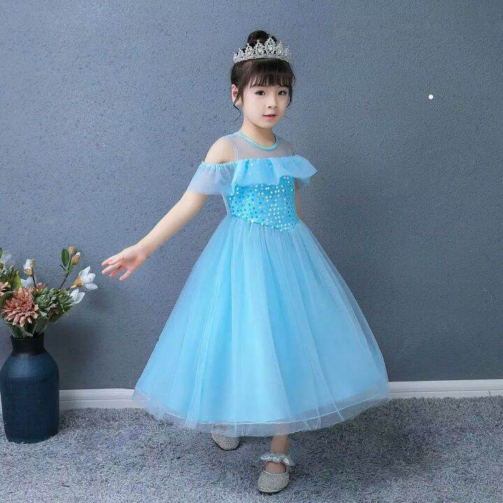 Baju anak sale princess elsa frozen