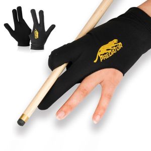 1Pc Spandex Three-Finger Billiard Glove Elastic Breathable Non Slip Reduce Friction Snooker Pool Cue Glove Free Size Training Sports Accessory