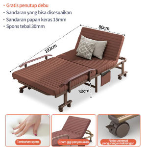 Tempat Tidur Lipat Portabel Ranjang Lipat Multifungsi Kursi Santai Lipat Tempat Tidur Pasien