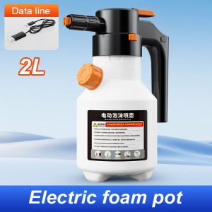 2L Electric Foam Sprayer Car Wash Foam Sprayer Car Wash Foam Sprayer Bottle Manual Air High Pressure Water Jet Cuci Kereta Sprayer High Pressure Sprayer Car Shampoo Botol Spray Sabun Cuci 泡沫型喷雾瓶