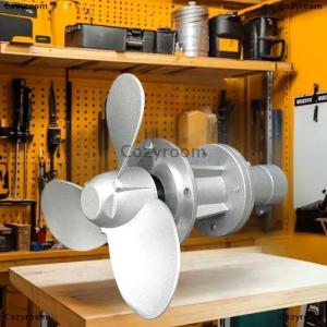 [COD] Cozyroom 1 Set Universal Propeller Four Stroke Gasoline Outboard Engine Gearbox Booster Accessories Lawn Mower Modification