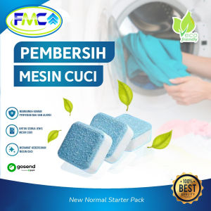 Tablet Pembersih Mesin Cuci Penghilang Noda Kerak Membandel Per 10pcs Dally Deep Cleaning Pepbersih Karat