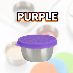 PRADO MALAYSIA 304 Stainless Steel Dipping Box Wit Lid 50mL Ketchup Seasoning Container Sealed Sauce Plate Bekas Sos 酱汁盘