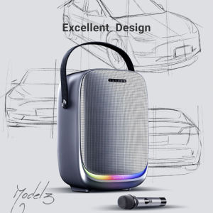 BINNIFA Outdoor Soundbar Model3 Long Range Bluetooth Connection Specially Designed Storage Net Bag Portable Multimedia Access Colorful Light Effect Wireless Bluetooth Speaker
