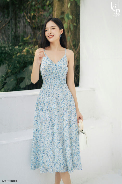Váy - Đầm Maxi 2 Dây Mặc Đi Biển , Đi Du Lịch (Màu Đỏ Đô) | Shopee Việt Nam