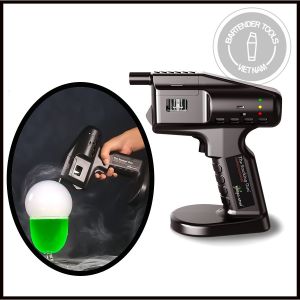 Flavor Smoke Bubble Gun - Máy tạo bong bóng khói cầm tay pha chế cocktail
