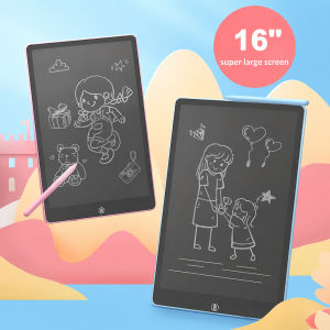 16Inch LCD Writing Tablet Doodle Board Drawing Tablet for Kids Reusable Electronic Drawing Pads