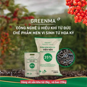 2kg Phân Bò Viên Nén Hữu Cơ 35% Đạm Hữu Cơ Từ Tập TH - Phân Bò Hữu Cơ Cho Cây Cảnh Rau Xanh và Hoa - Chất Lượng Cao