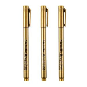 3 cái kim loại bút ghi nhớ chống nước Bút đánh dấu kim loại cho thẻ làm bằng văn bản ký hiệu scrapbooking tác phẩm nghệ thuật