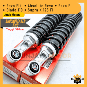 Shockbreaker Original Honda KWB Shock Belakang Absolute Revo Supra X 125 FI Revo Fit Blade Revo FI Sok Breaker Breker Shok Skok Sokbreaker Shokbreker Ori AHM